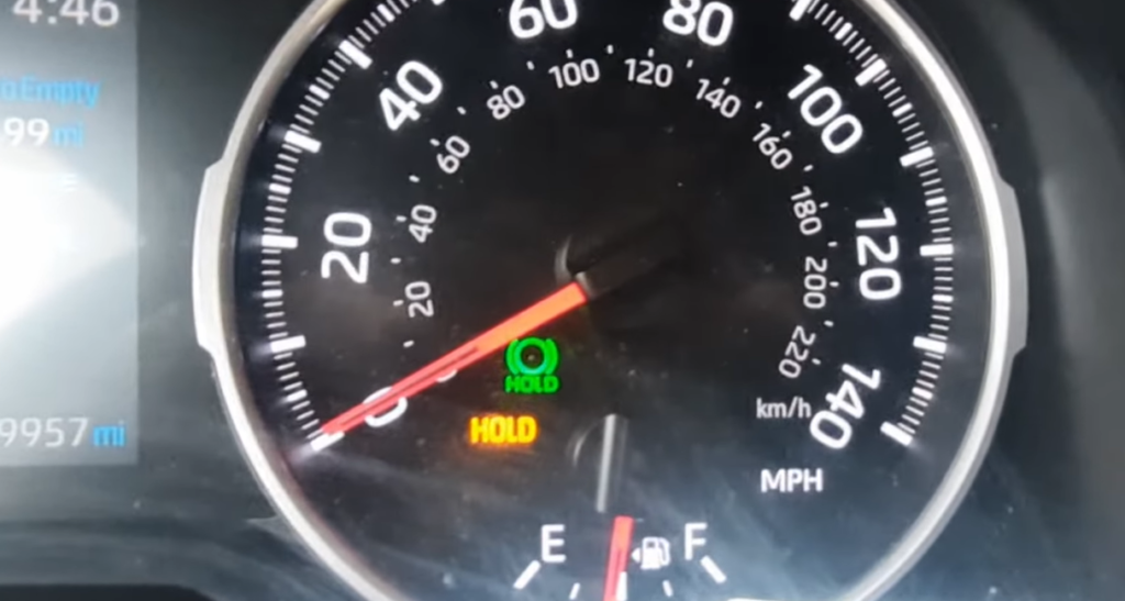 What is the Hold Button on Toyota Rav4